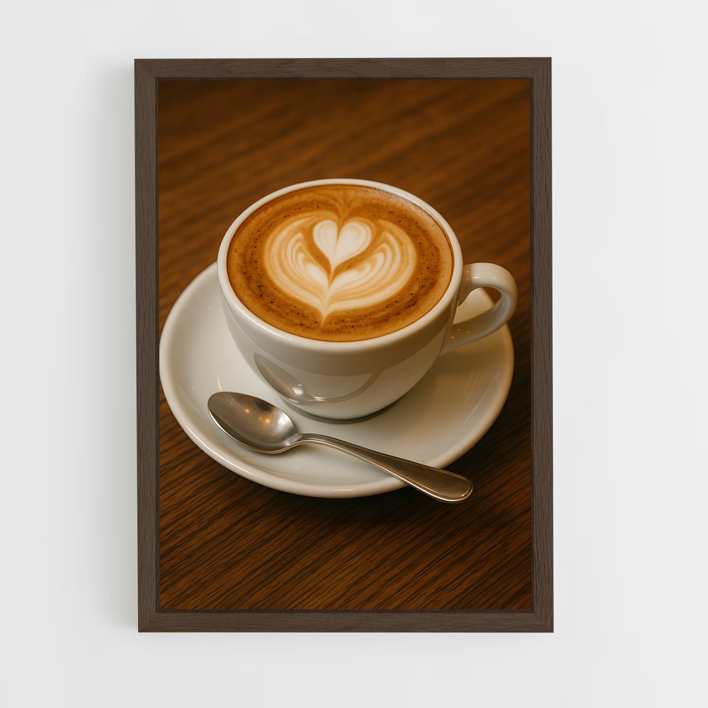 ap-cappuccino-1 cadre Bois foncé
