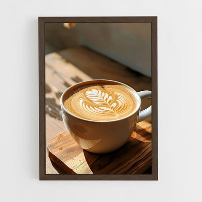 ap-cappuccino-5 cadre Bois foncé