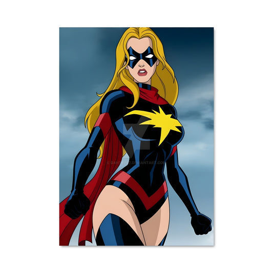 Poster Captain Marvel : Étoile Brillante