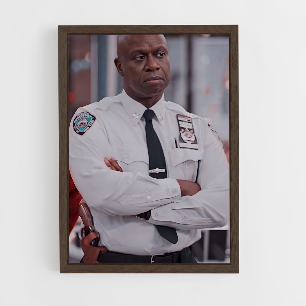 ap-captain holt-3 cadre Bois foncé