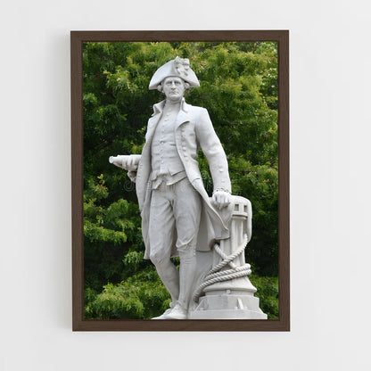 ap-captain james cook-2 cadre Bois foncé
