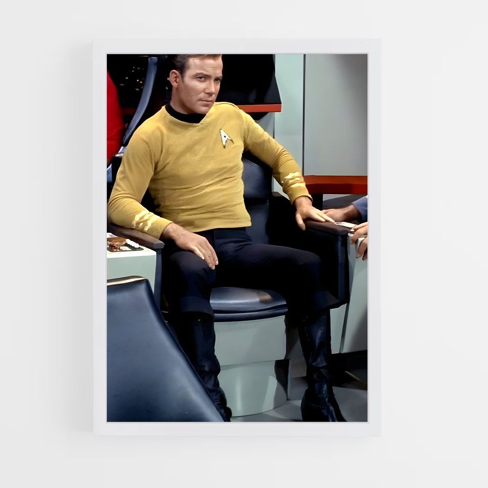ap-captain kirk-1 cadre Blanc