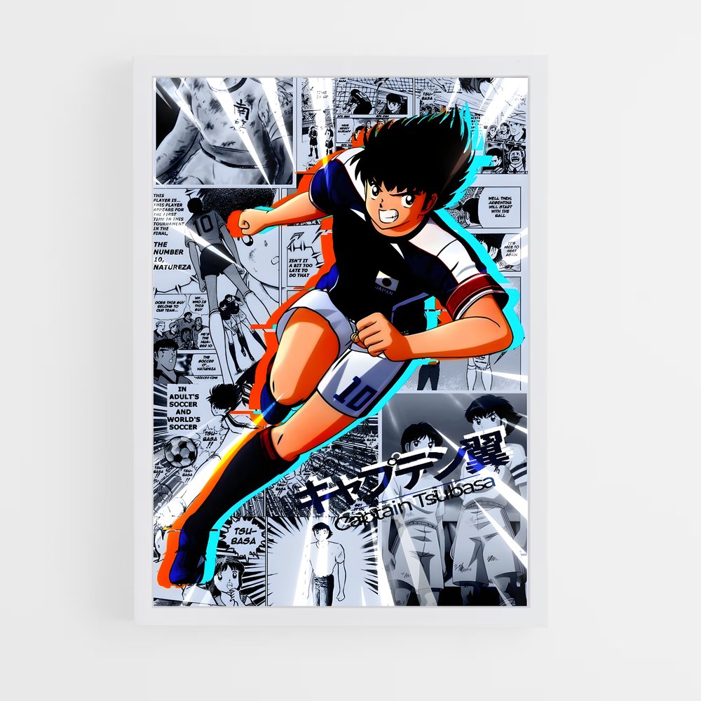 ap-captain tsubasa-3 cadre Blanc