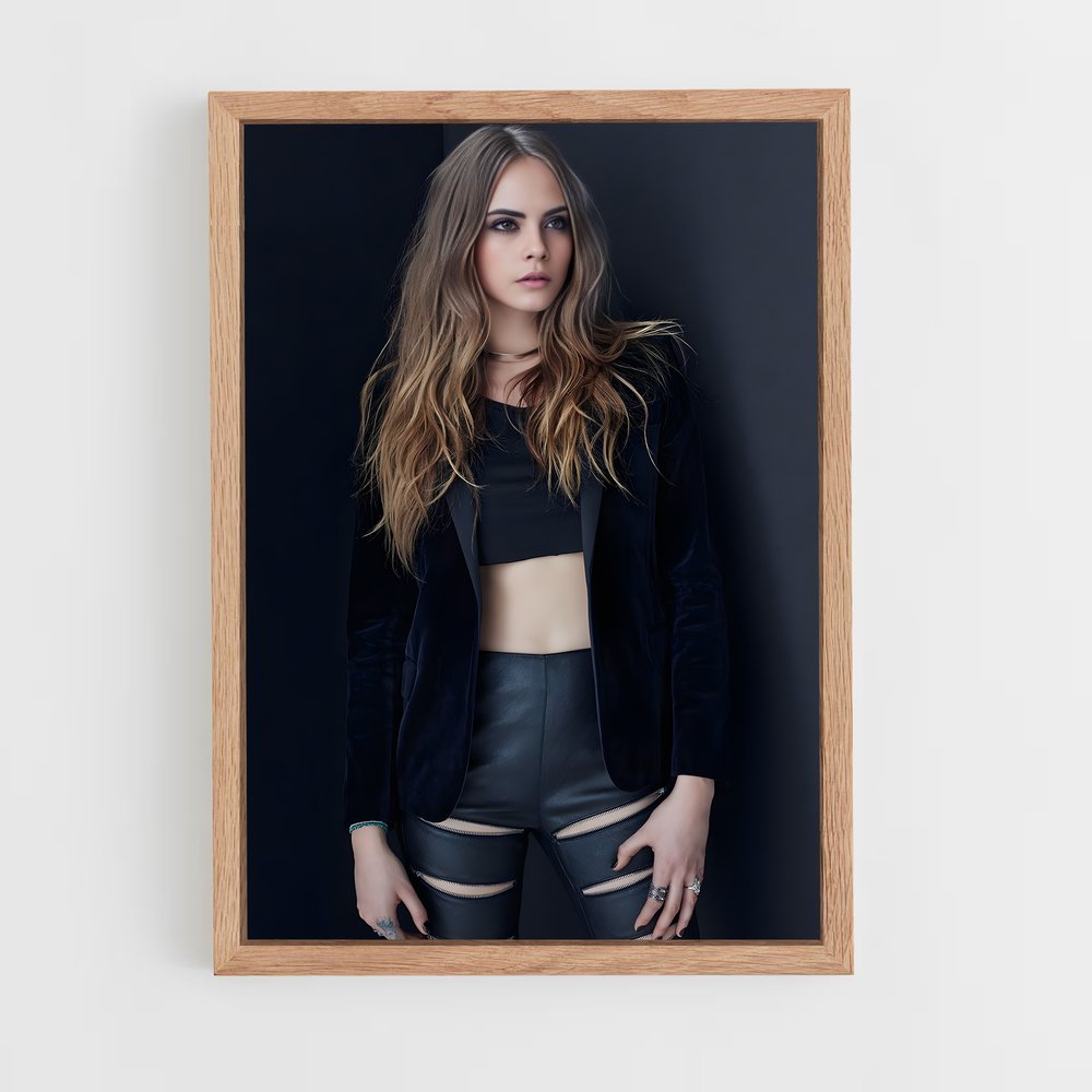 ap-cara delevingne-6 cadre Bois clair