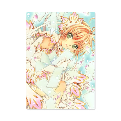 Poster Dans le Tourbillon des Feuilles