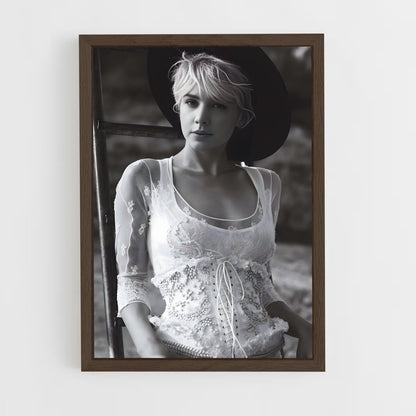 ap-carey mulligan-2 cadre Bois foncé