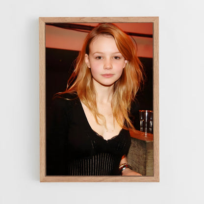 ap-carey mulligan-4 cadre Bois clair