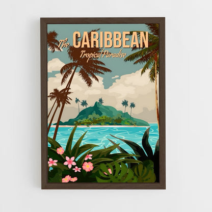 ap-caribbean-2 cadre Bois foncé