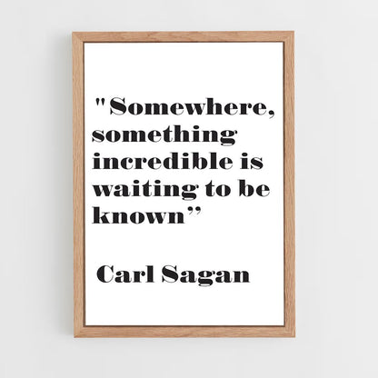 ap-carl sagan-5 cadre Bois clair