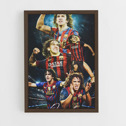 ap-carles puyol-7 cadre Bois foncé