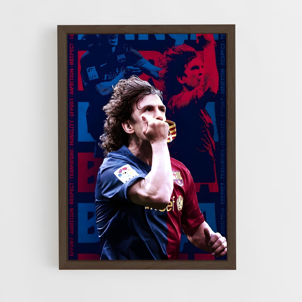 ap-carles puyol-9 cadre Bois foncé