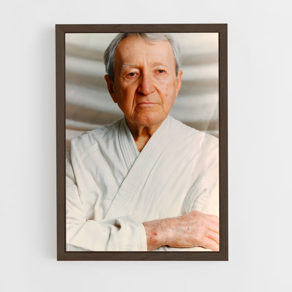 ap-carlos gracie-1 cadre Bois foncé