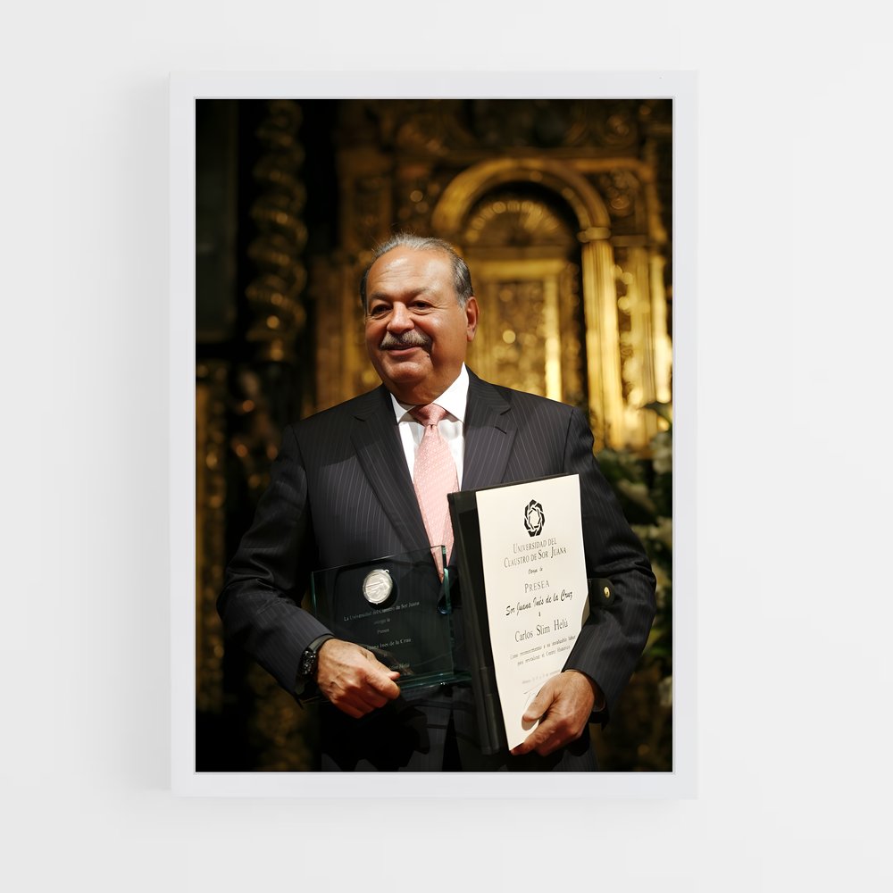 ap-carlos slim-1 cadre Blanc