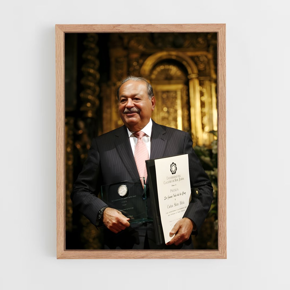 ap-carlos slim-1 cadre Bois clair