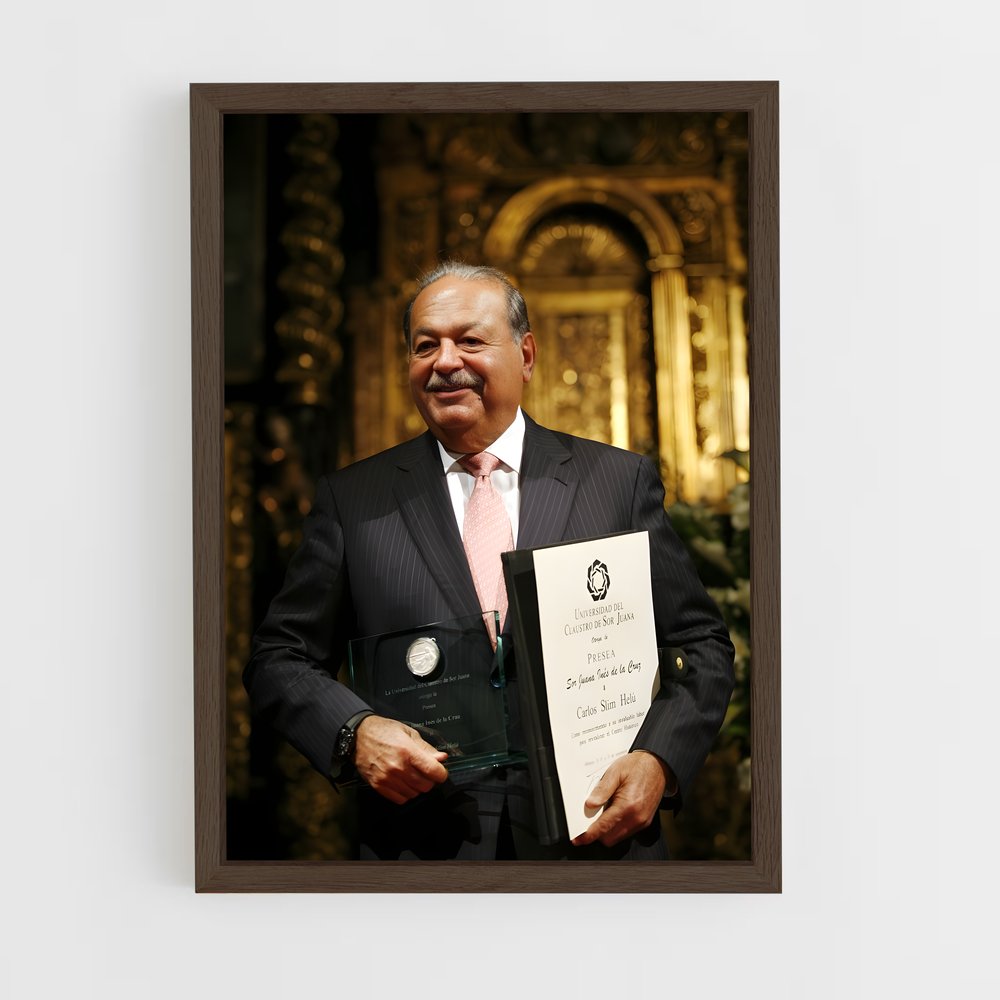 ap-carlos slim-1 cadre Bois foncé