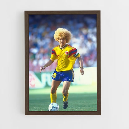 ap-carlos valderrama-2 cadre Bois foncé