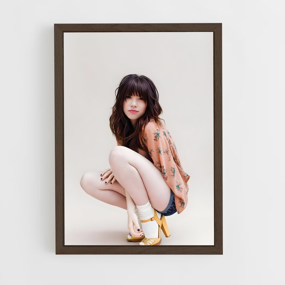 ap-carly rae jepsen-1 cadre Bois foncé