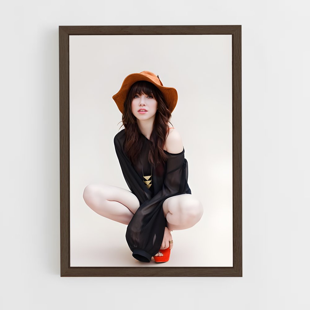 ap-carly rae jepsen-5 cadre Bois foncé
