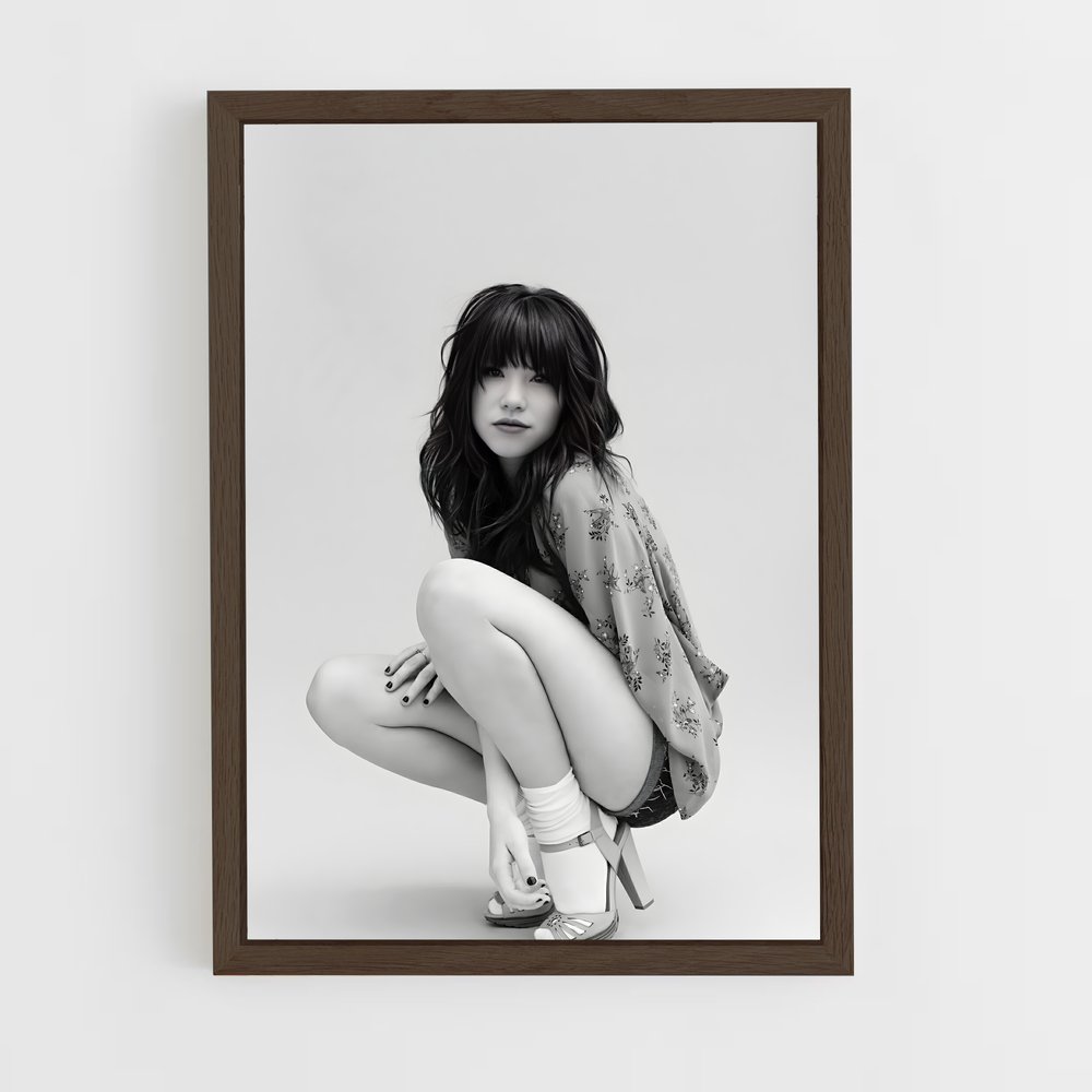 ap-carly rae jepsen-9 cadre Bois foncé