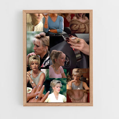 ap-carmela soprano-4 cadre Bois clair