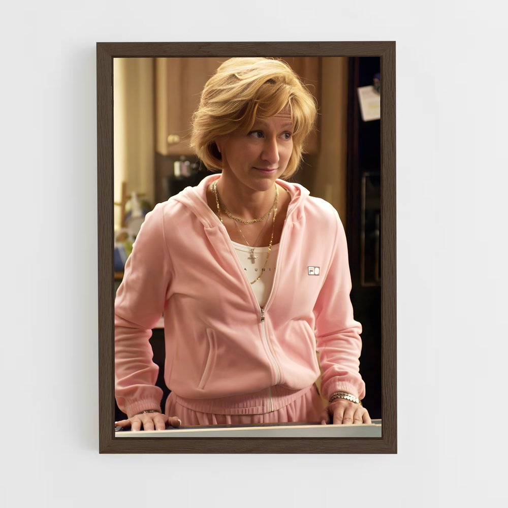 ap-carmela soprano-7 cadre Bois foncé
