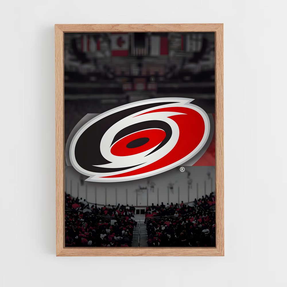 ap-carolina hurricanes-3 cadre Bois clair