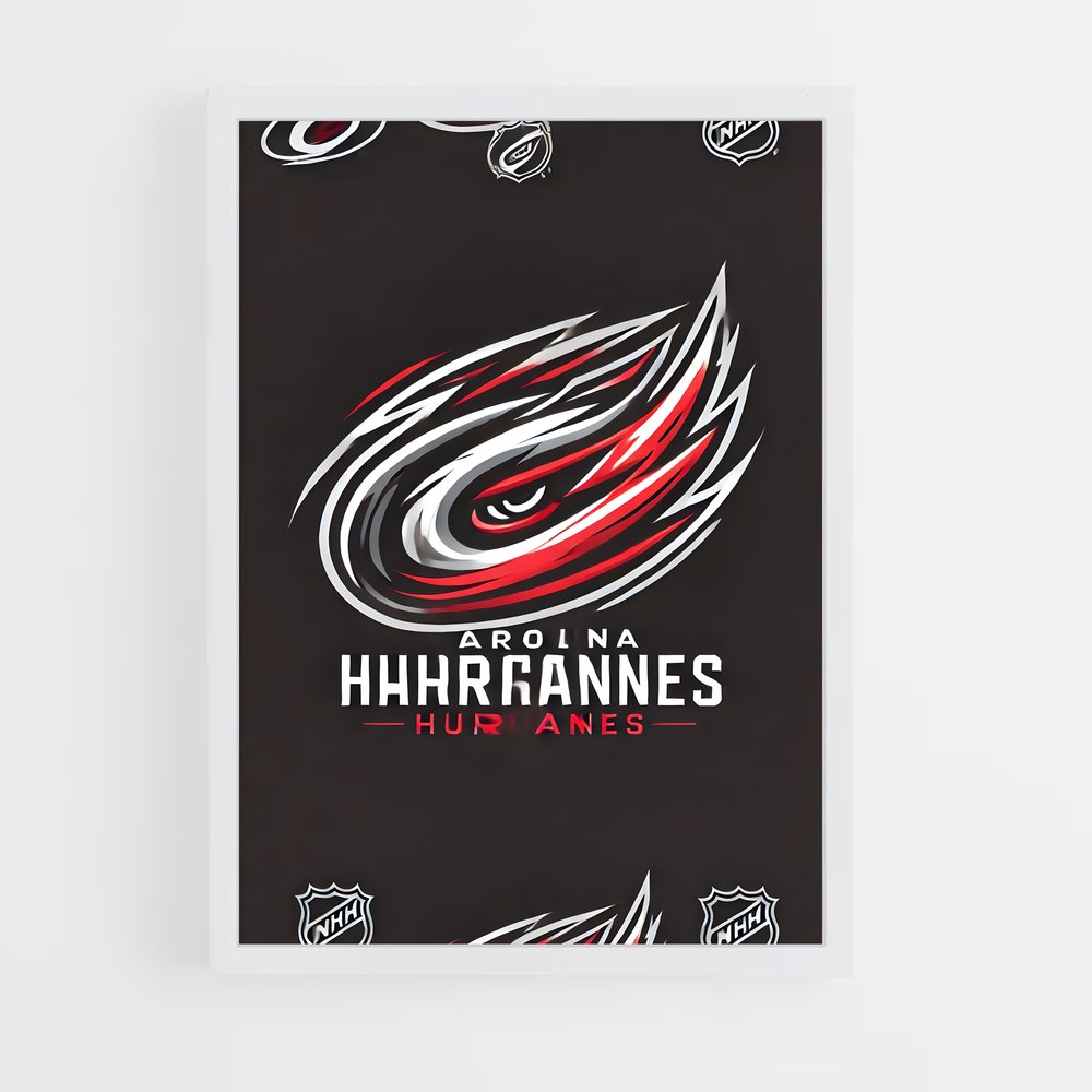 ap-carolina hurricanes-6 cadre Blanc