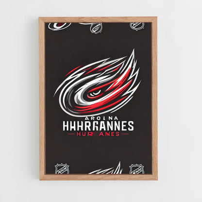 ap-carolina hurricanes-6 cadre Bois clair