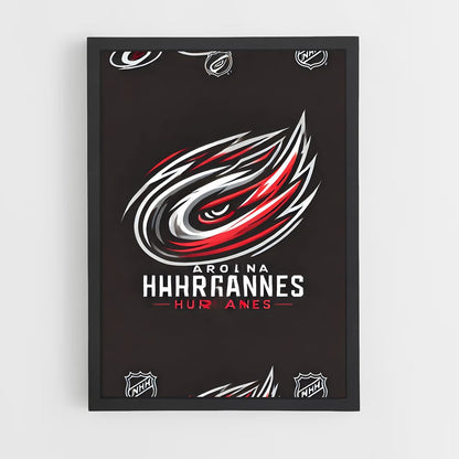 ap-carolina hurricanes-6 cadre Noir