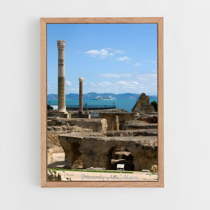 ap-carthage ruins-1 cadre Bois clair