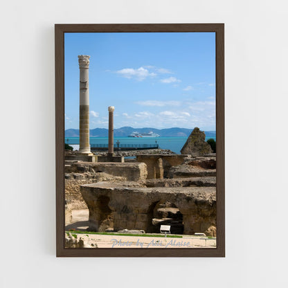 ap-carthage ruins-1 cadre Bois foncé