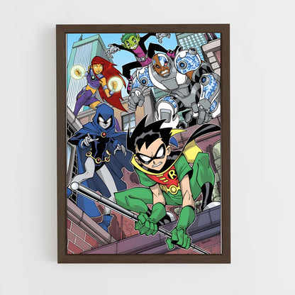 ap-cartoon network-4 cadre Bois foncé