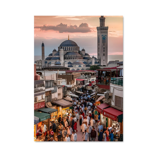 Poster Promenade à Casablanca