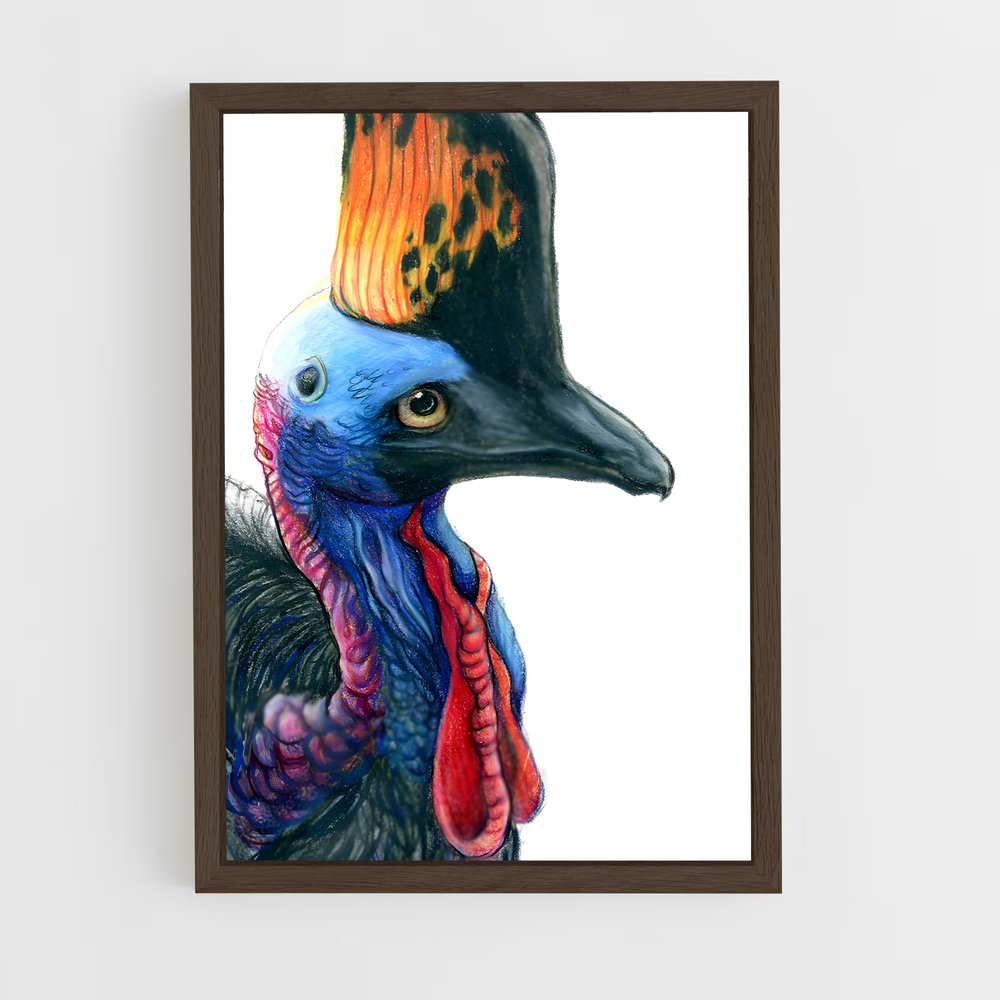 ap-cassowary-11 cadre Bois foncé