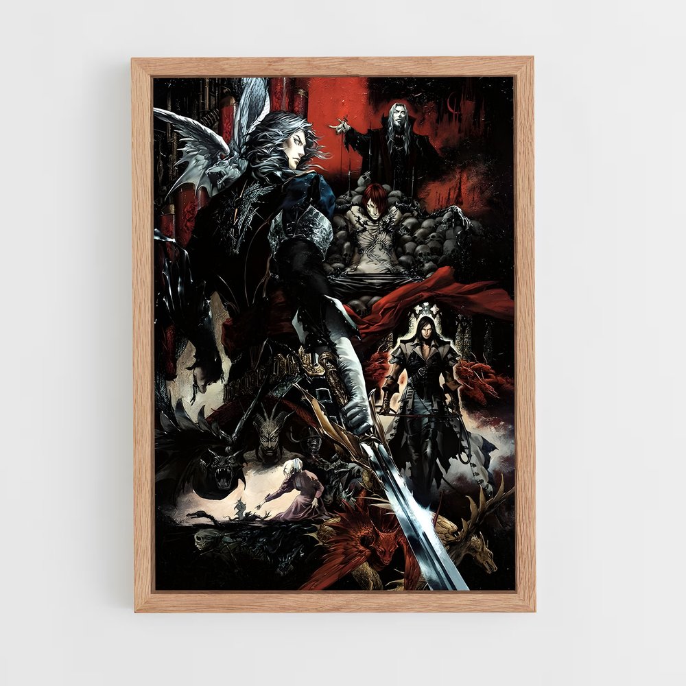 ap-castlevania-8 cadre Bois clair