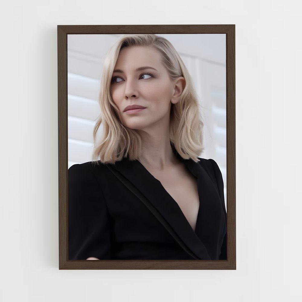 ap-cate blanchett-1 cadre Bois foncé