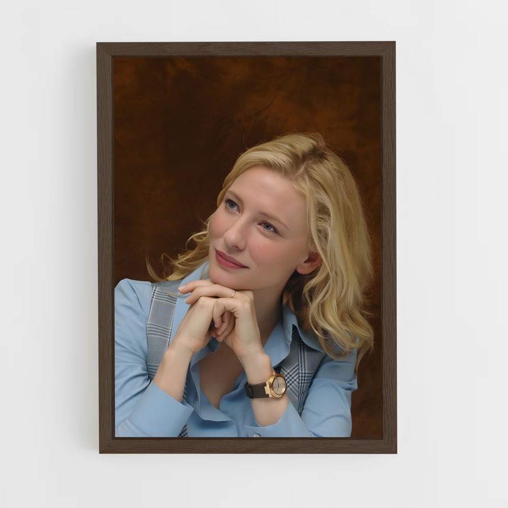 ap-cate blanchett-2 cadre Bois foncé