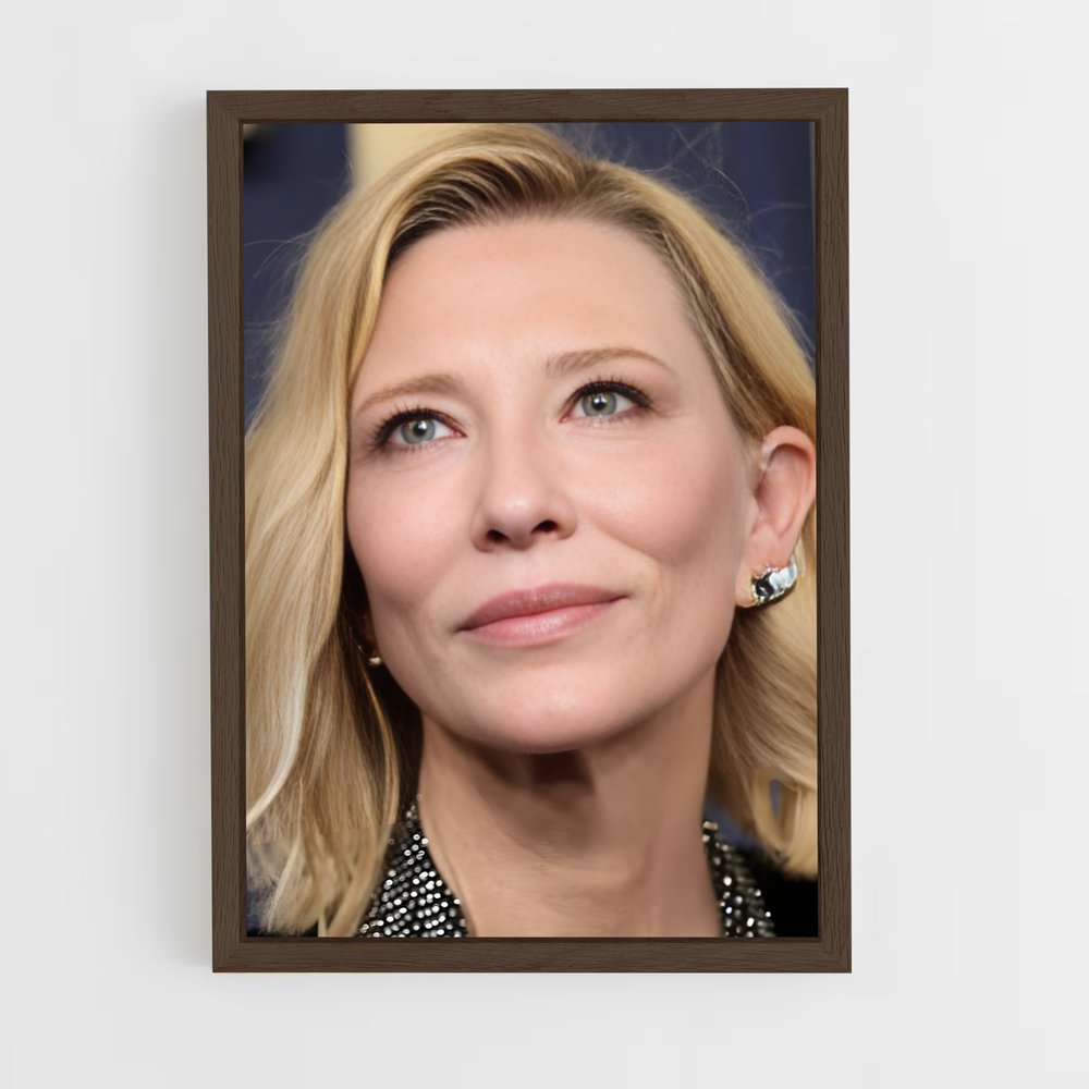 ap-cate blanchett-4 cadre Bois foncé