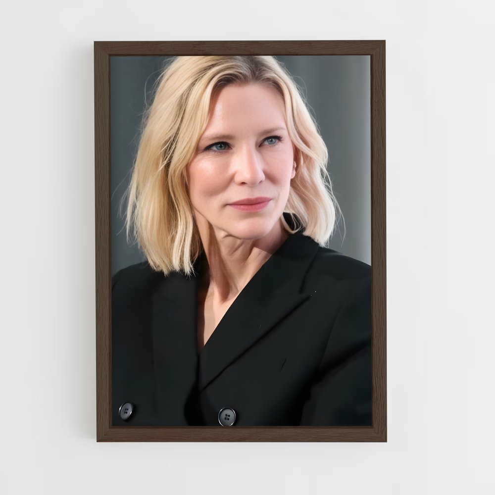 ap-cate blanchett-8 cadre Bois foncé