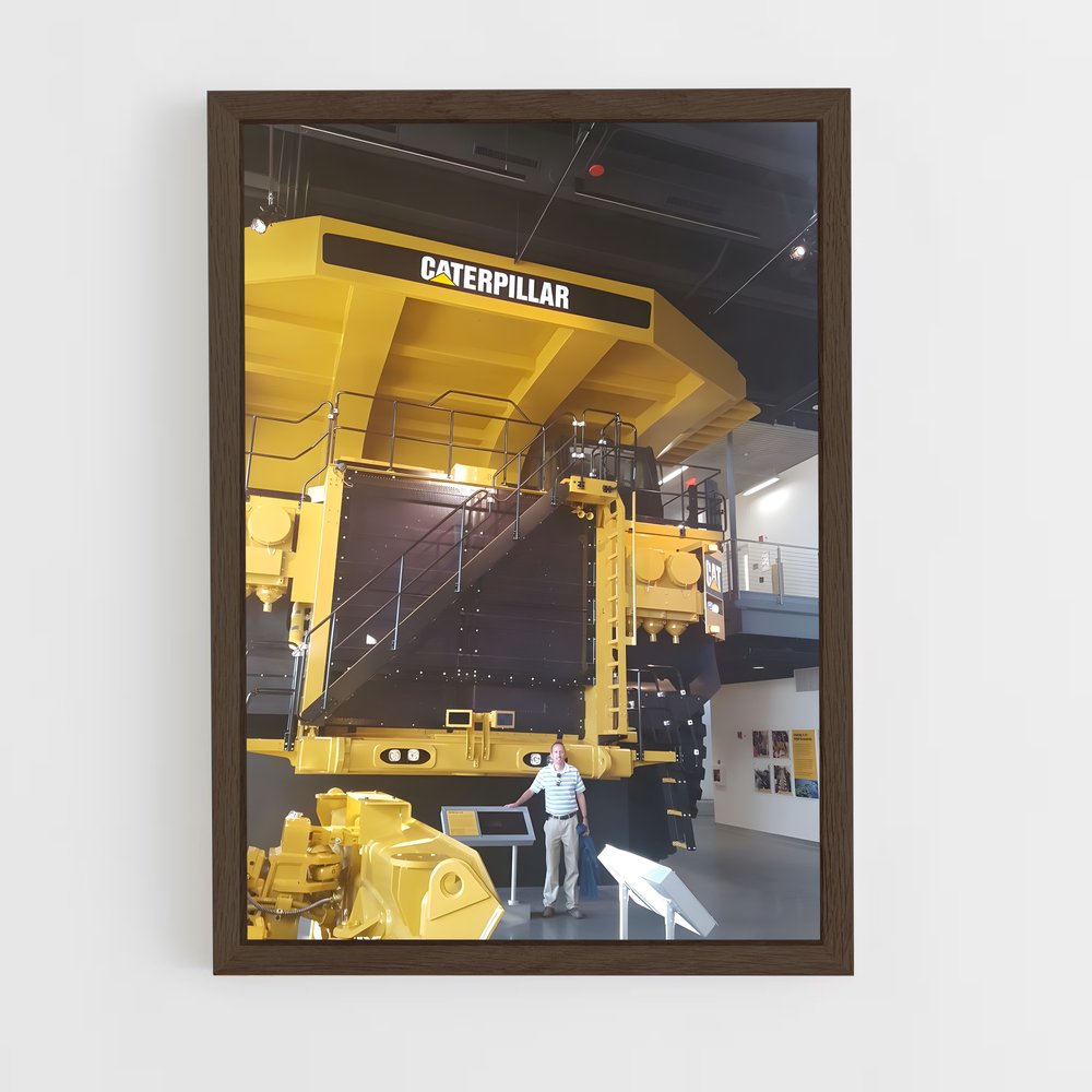 ap-caterpillar 797f dump truck-1 cadre Bois foncé