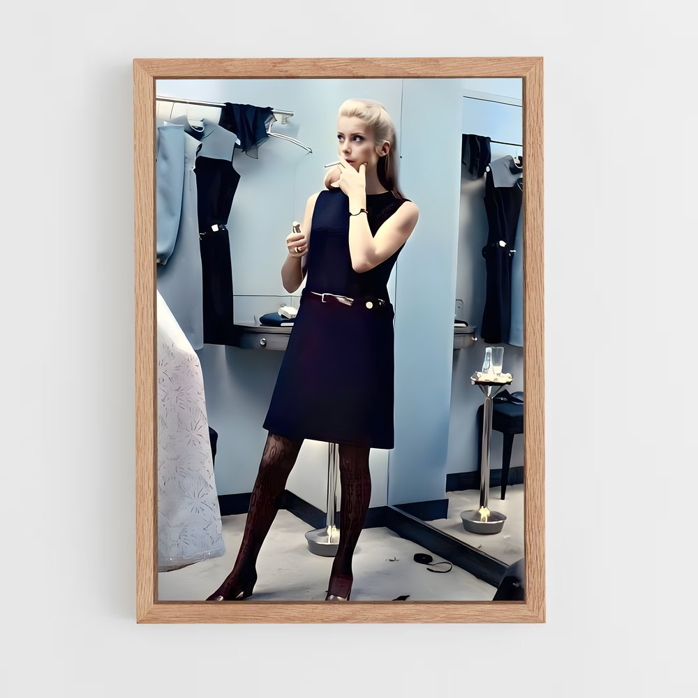 ap-catherine deneuve-3 cadre Bois clair