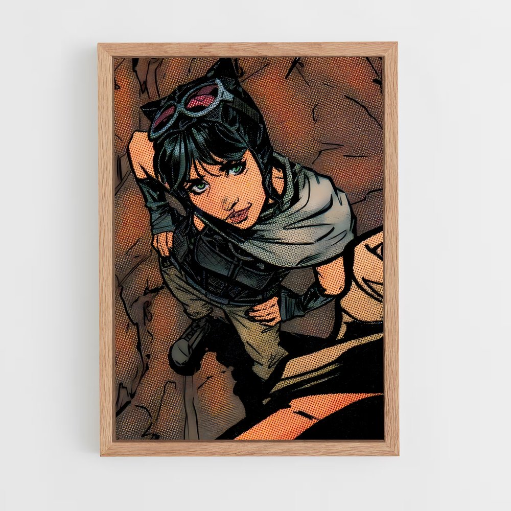 ap-catwoman-4 cadre Bois clair