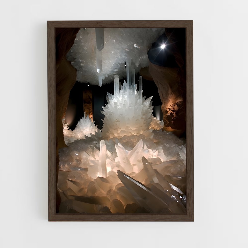 ap-cave crystals-4 cadre Bois foncé