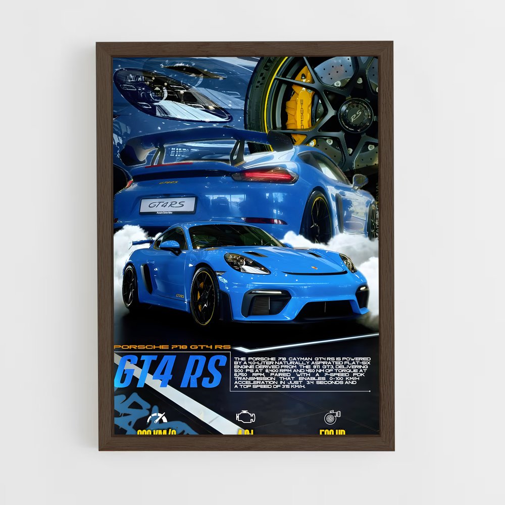 ap-cayman gt4-1 cadre Bois foncé