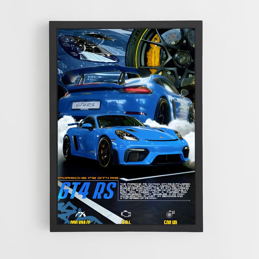 ap-cayman gt4-1 cadre Noir