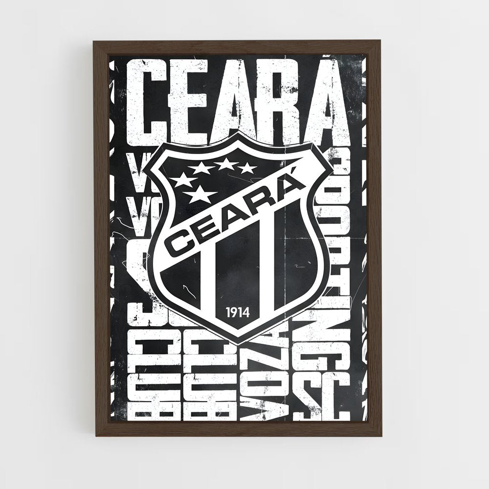 ap-ceara sporting club-9 cadre Bois foncé