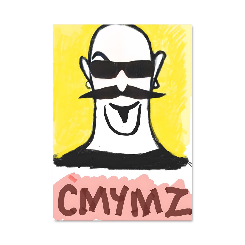 Poster Mustachio Vibes
