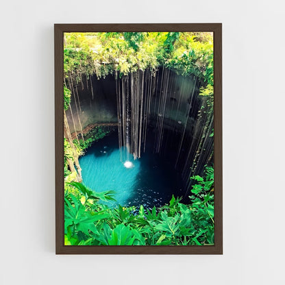 ap-cenotes mexico-3 cadre Bois foncé