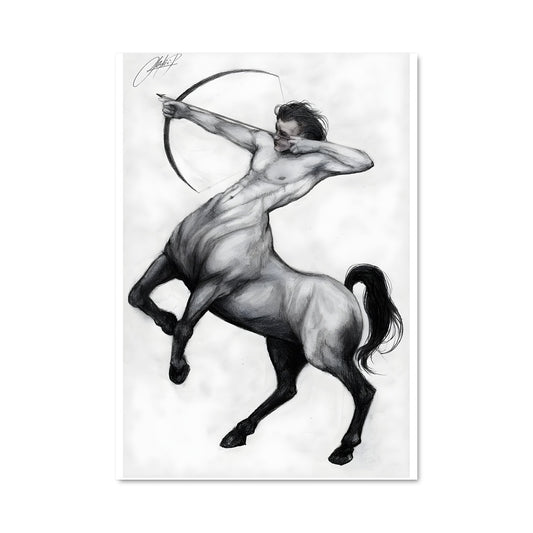 Poster Archer Équestre