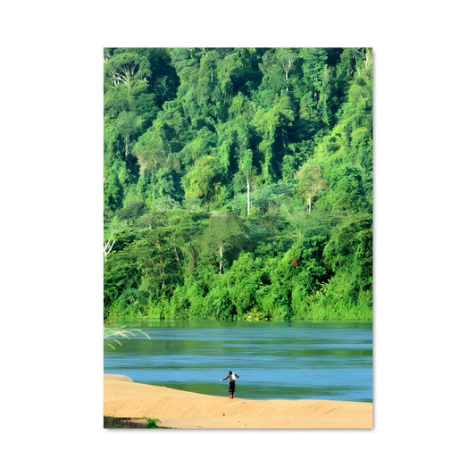 Poster Pêcheur de Jungle